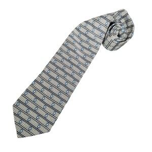 Stafford Made in Italy 100% Silk Geometric Pattern Necktie Men's Formal Business
